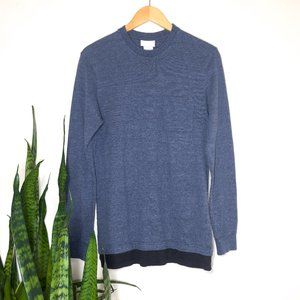 Nike NikeLab Essentials Made in Italy Long Sleeve Blue Top - (822676-425) - SZ S